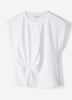 Knit Blouse Organic Cotton Extended Sleeve