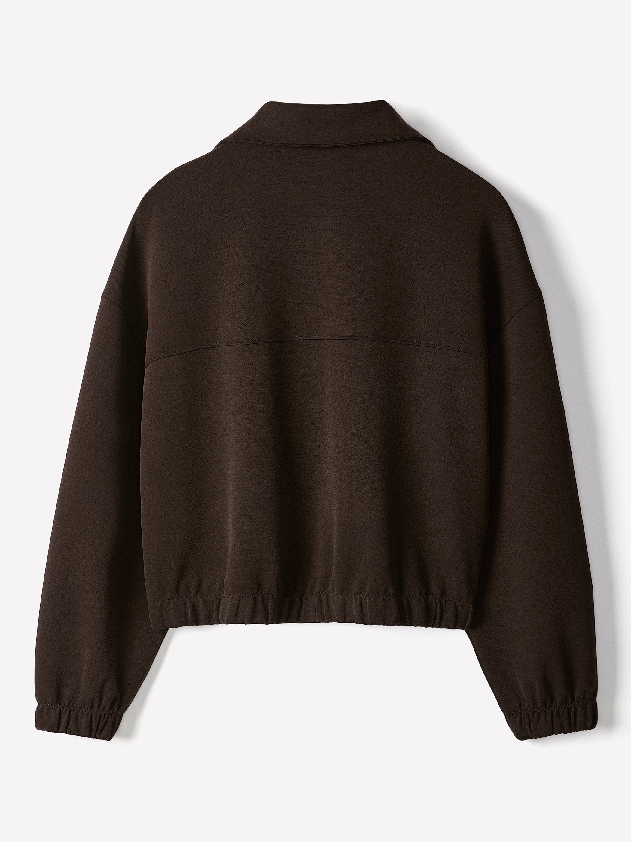 Knit Cardigan with Stretch Fabric
