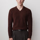 Men’s Cotton Cashmere V-Neck Sweater