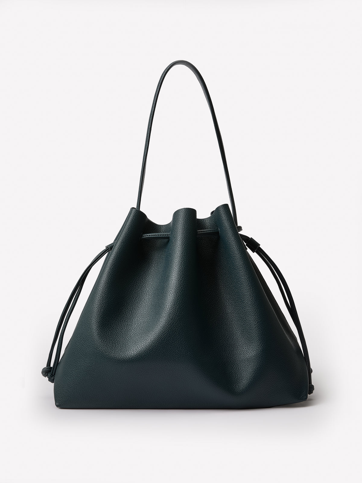 Large Faux Leather Cross-Body Bag