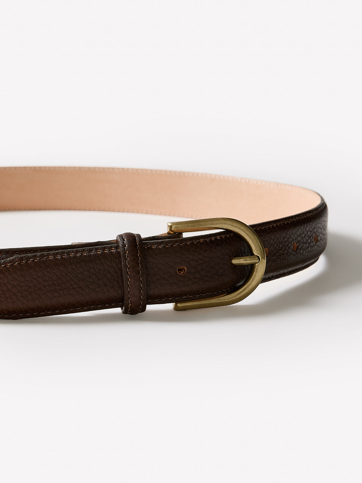 Leather Belt with Genuine Leather Material