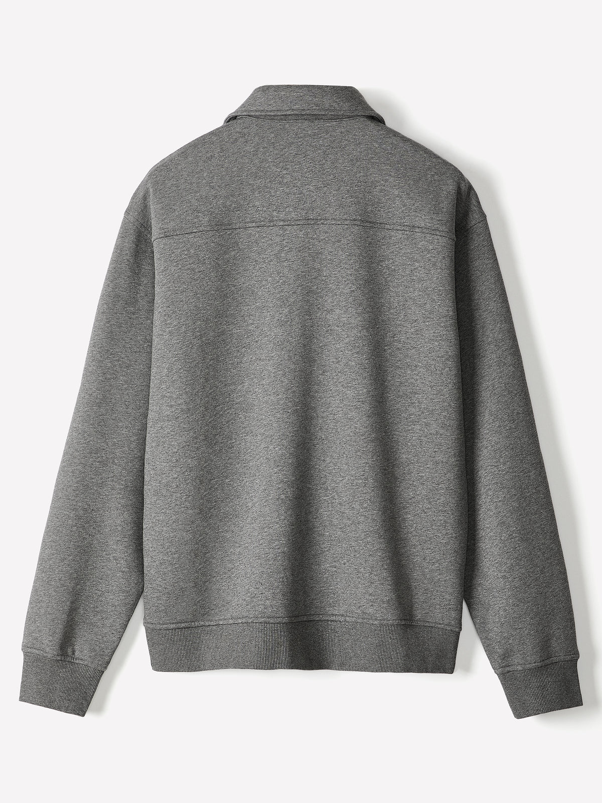 Long-Sleeve Half-Zip Polo Sweater