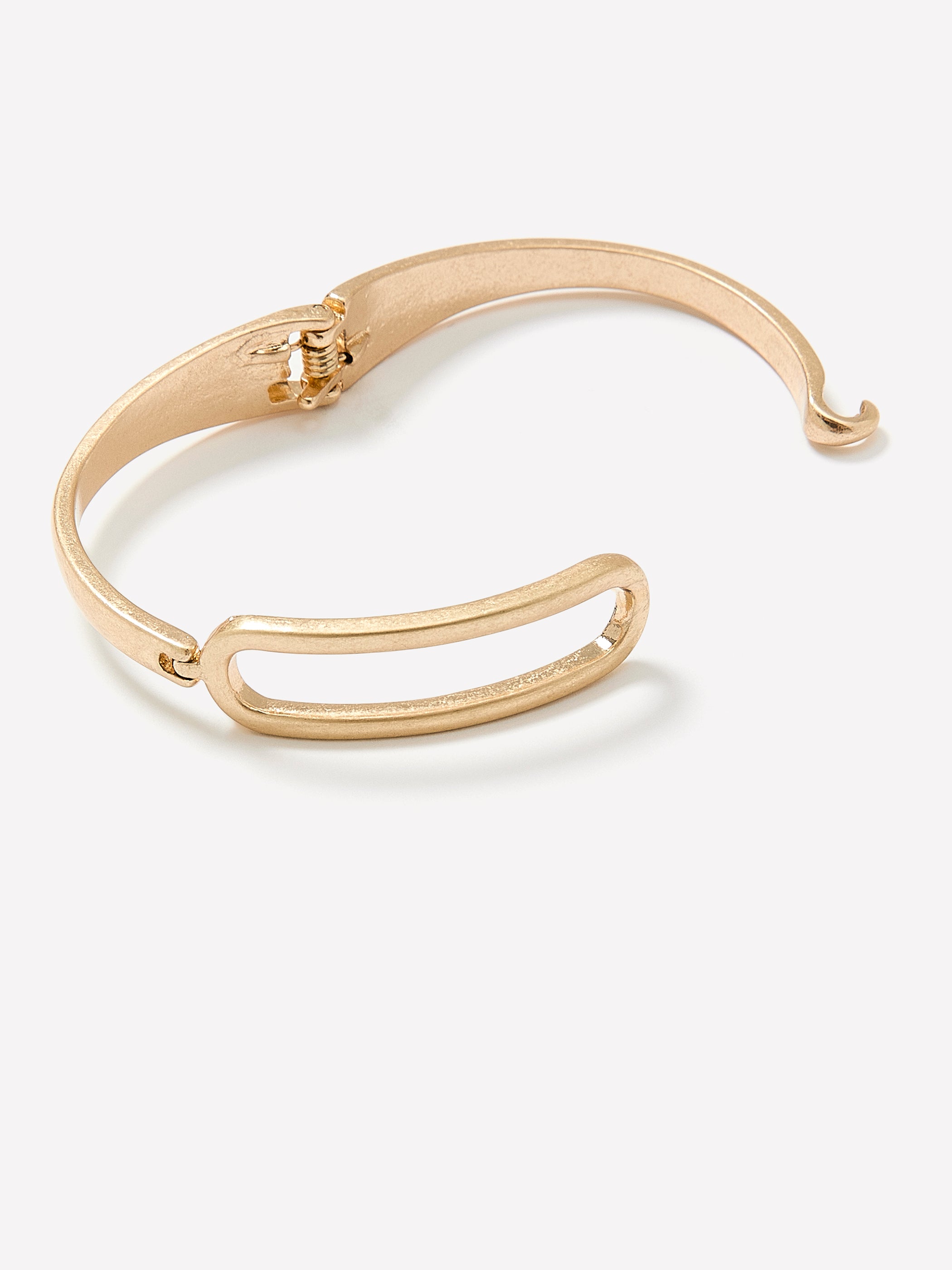 Brushed Metal Cuff Bracelet