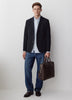Slim Fit Knit Blazer