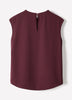 Woven Crepe Extended Sleeve Blouse