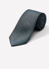 Woven Silk Men's Textured Blue Tie