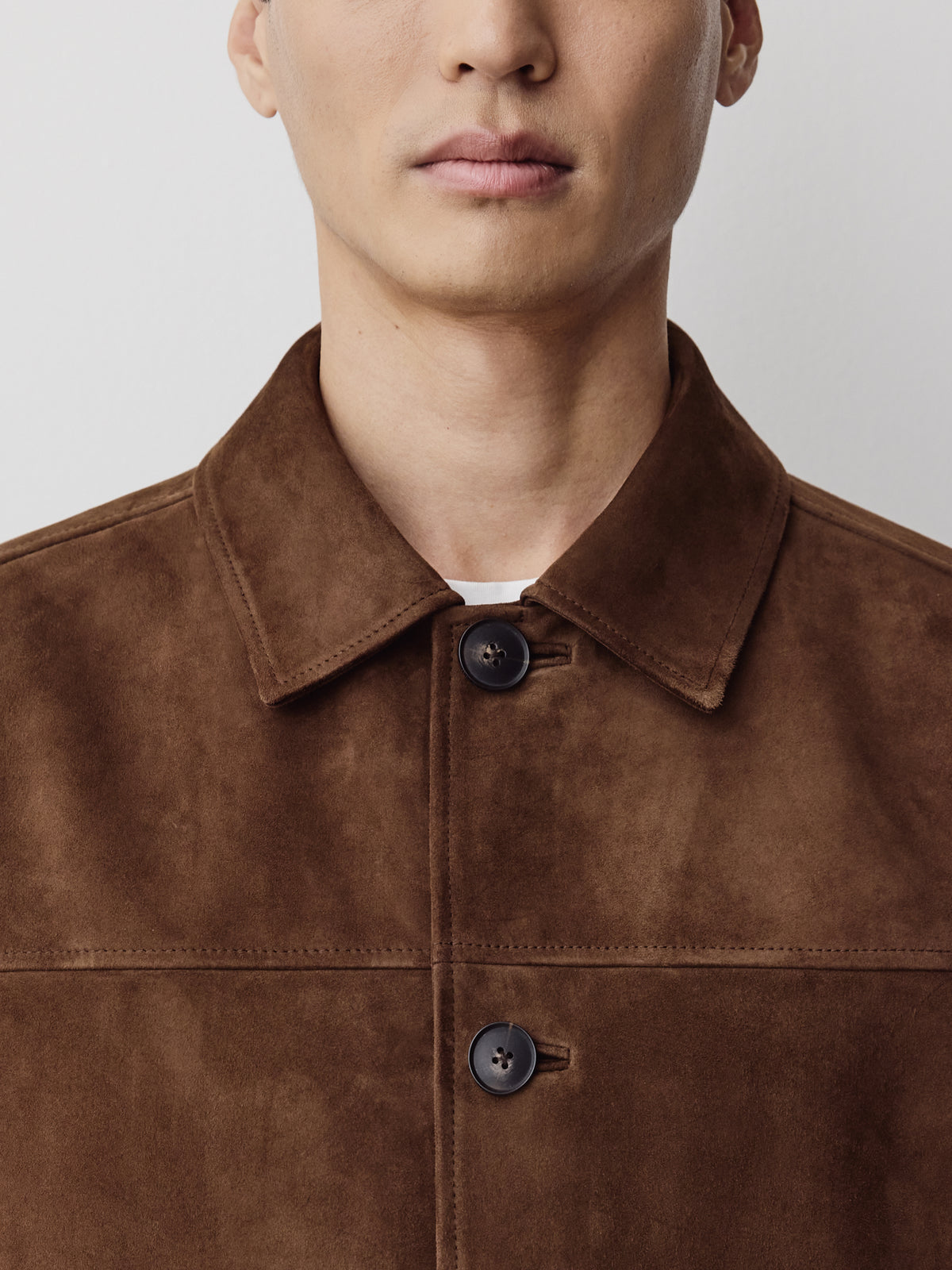 Leather Suede Jacket for Men