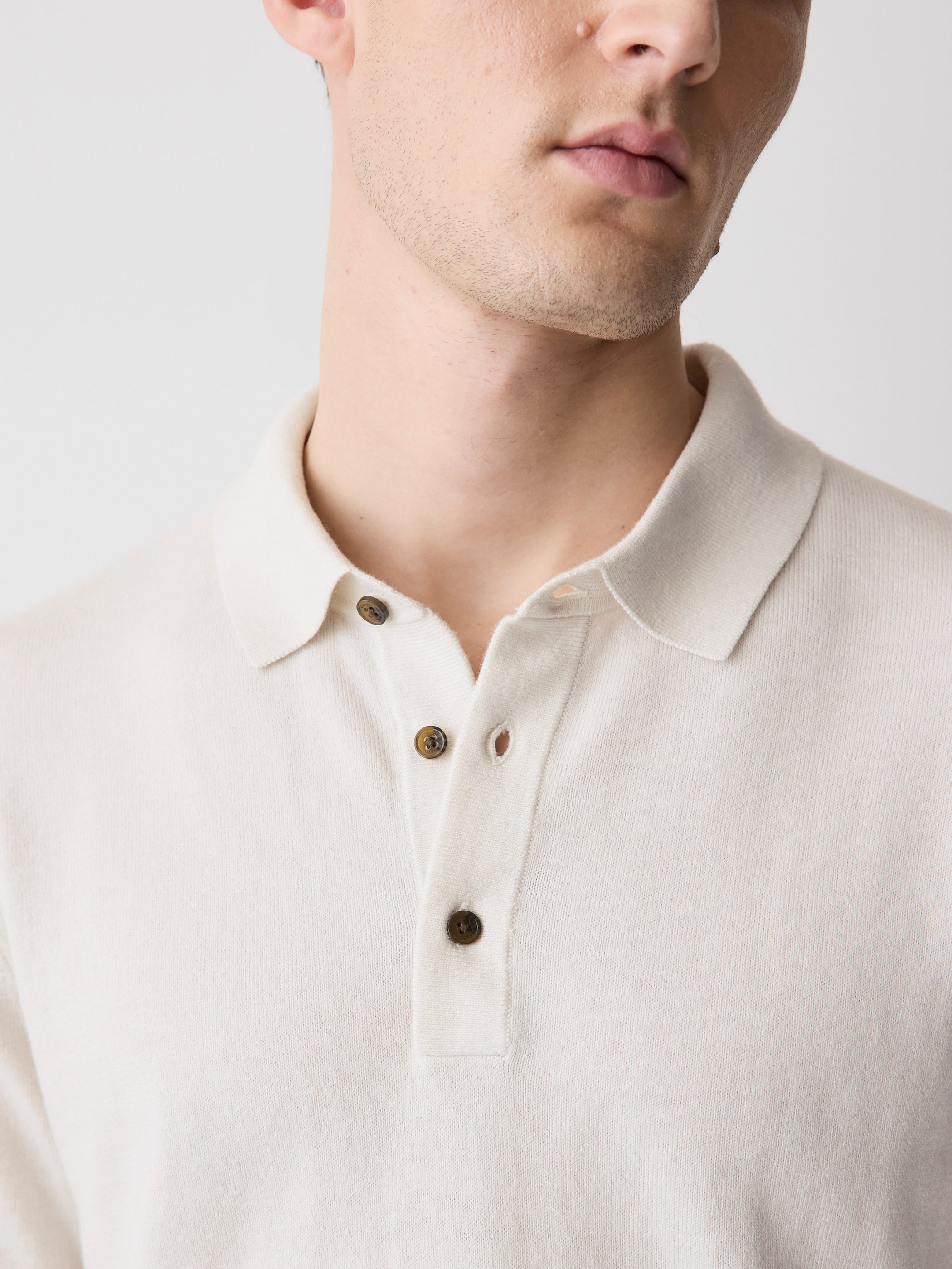 Pull Polo à Manches Longues