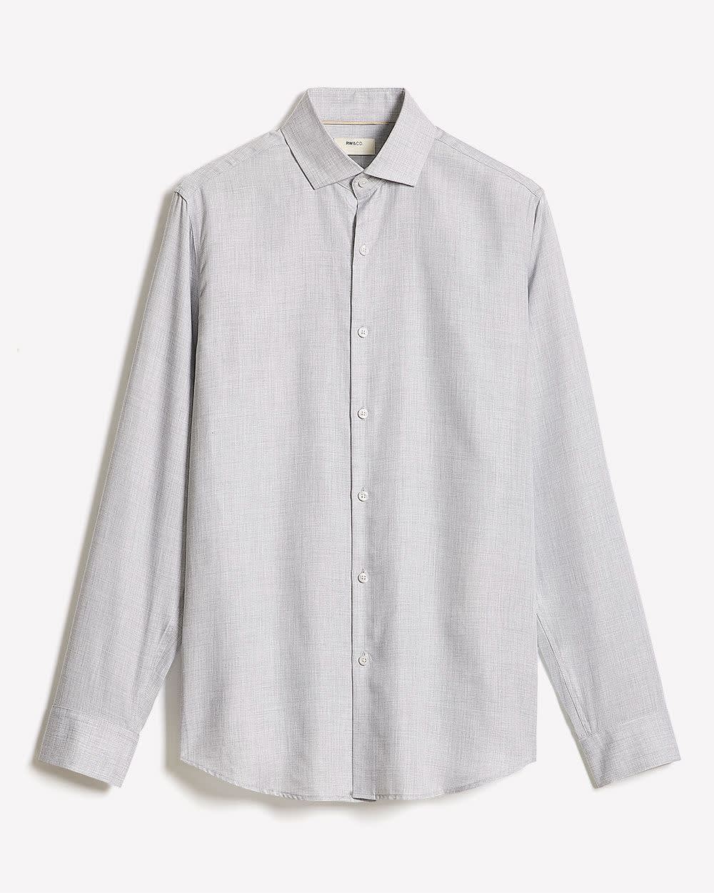Tailored Fit Heather Dress Shirt