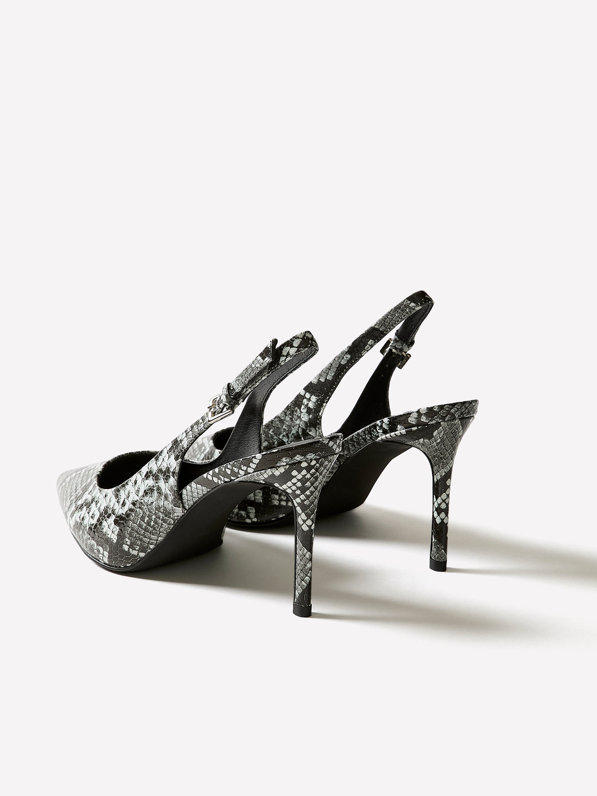 Ladies Leather High Heel Shoes
