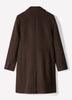 Classic Wool-Blend Three-Button Coat