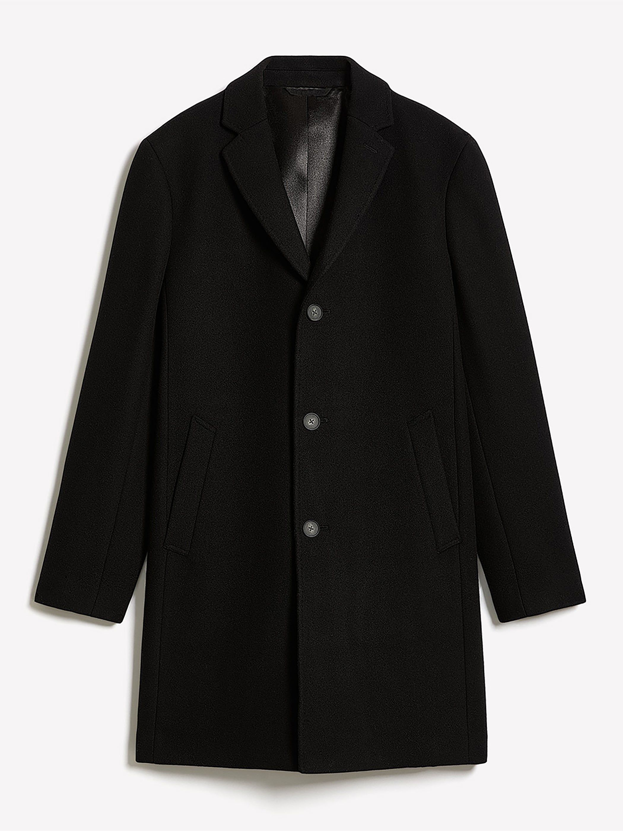 Classic Wool Coat with Tailored Collar