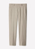 Slim-Fit Oat Brushed Twill Pant