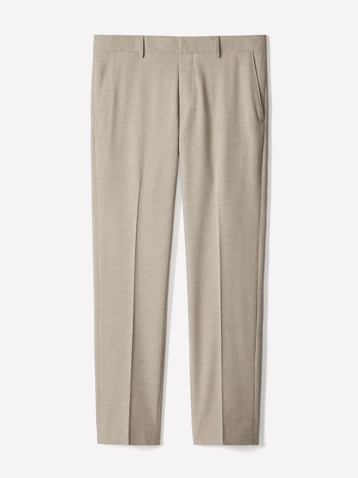 Slim-Fit Oat Brushed Twill Pant