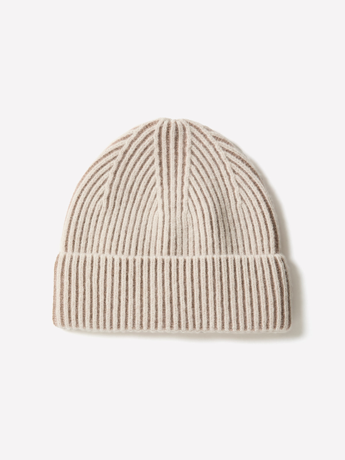 Two-Tone Lambswool Beanie