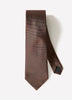 Men's Silk Woven Wide Solid Rust Tie