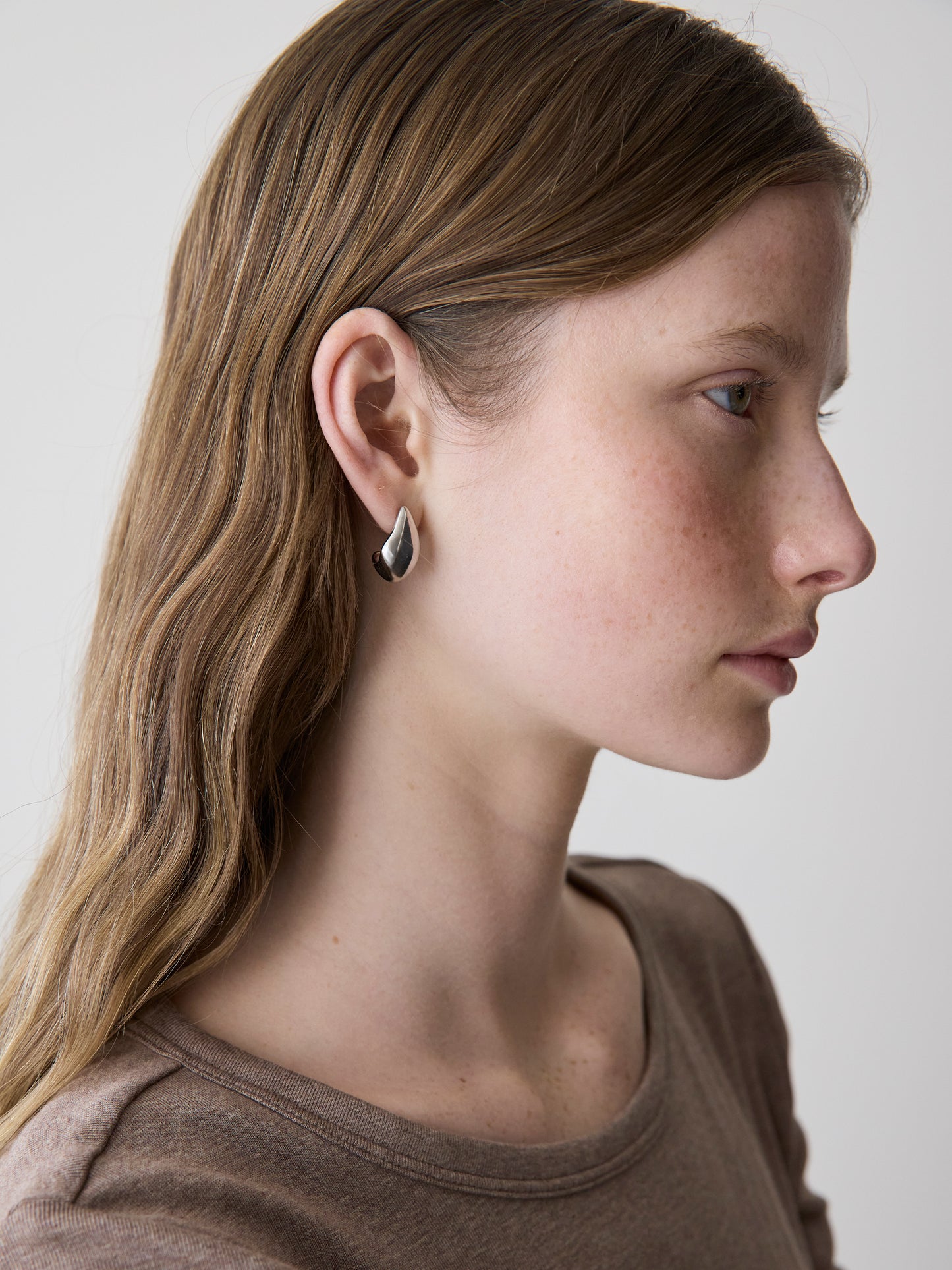 Silver and Golden Sculptural Earrings - 2 Pairs