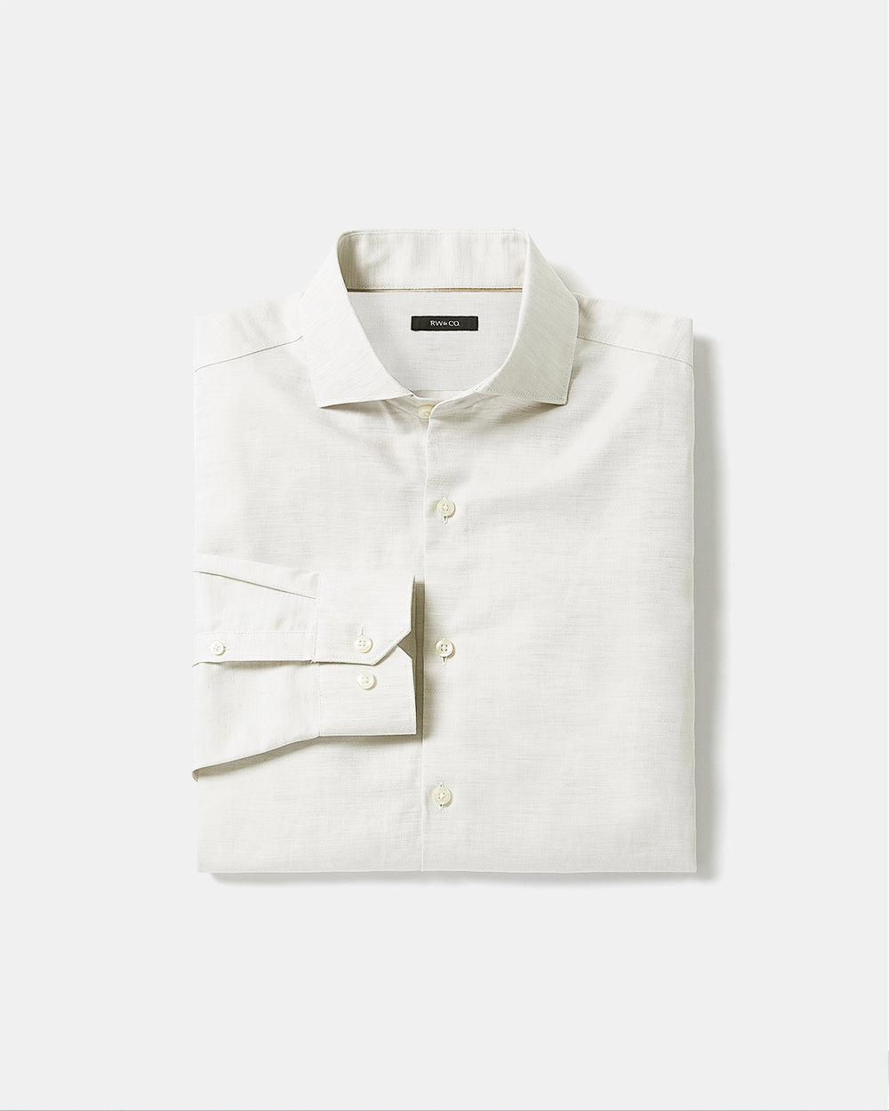 Tailored-Fit Linen Dress Shirt