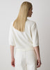 Knit Cotton Cardigan with Elbow Patches