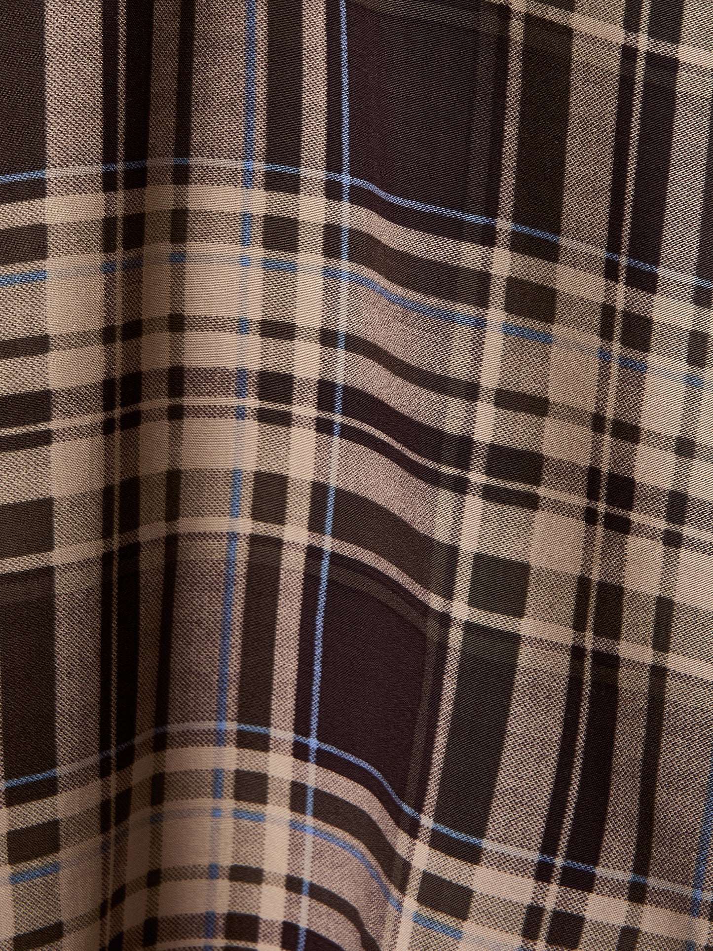 Long-Sleeve Popover Blouse with Scarf Neckline