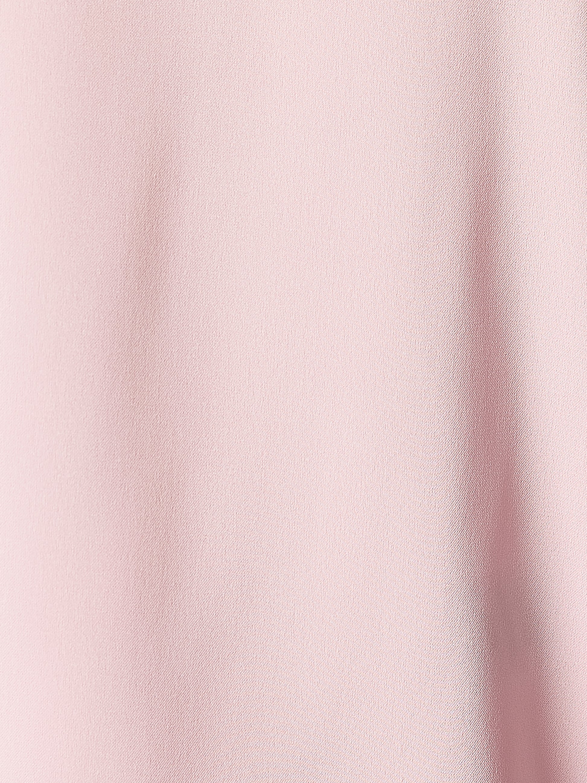 Woven Satin Long Sleeve Shirt