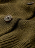 V-Neck Cardigan with Long Barrel Sleeves