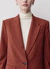 Relaxed-Fit One-Button Blazer
