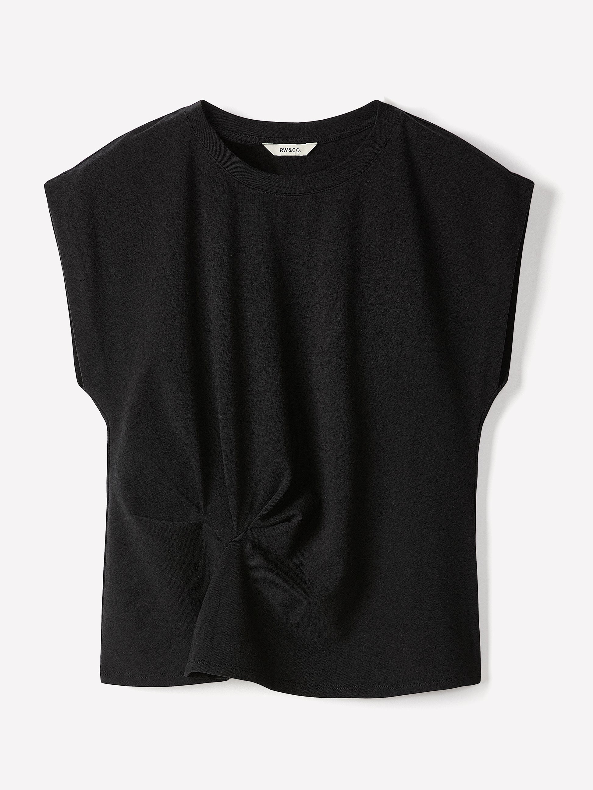 Knit Blouse Organic Cotton Extended Sleeve