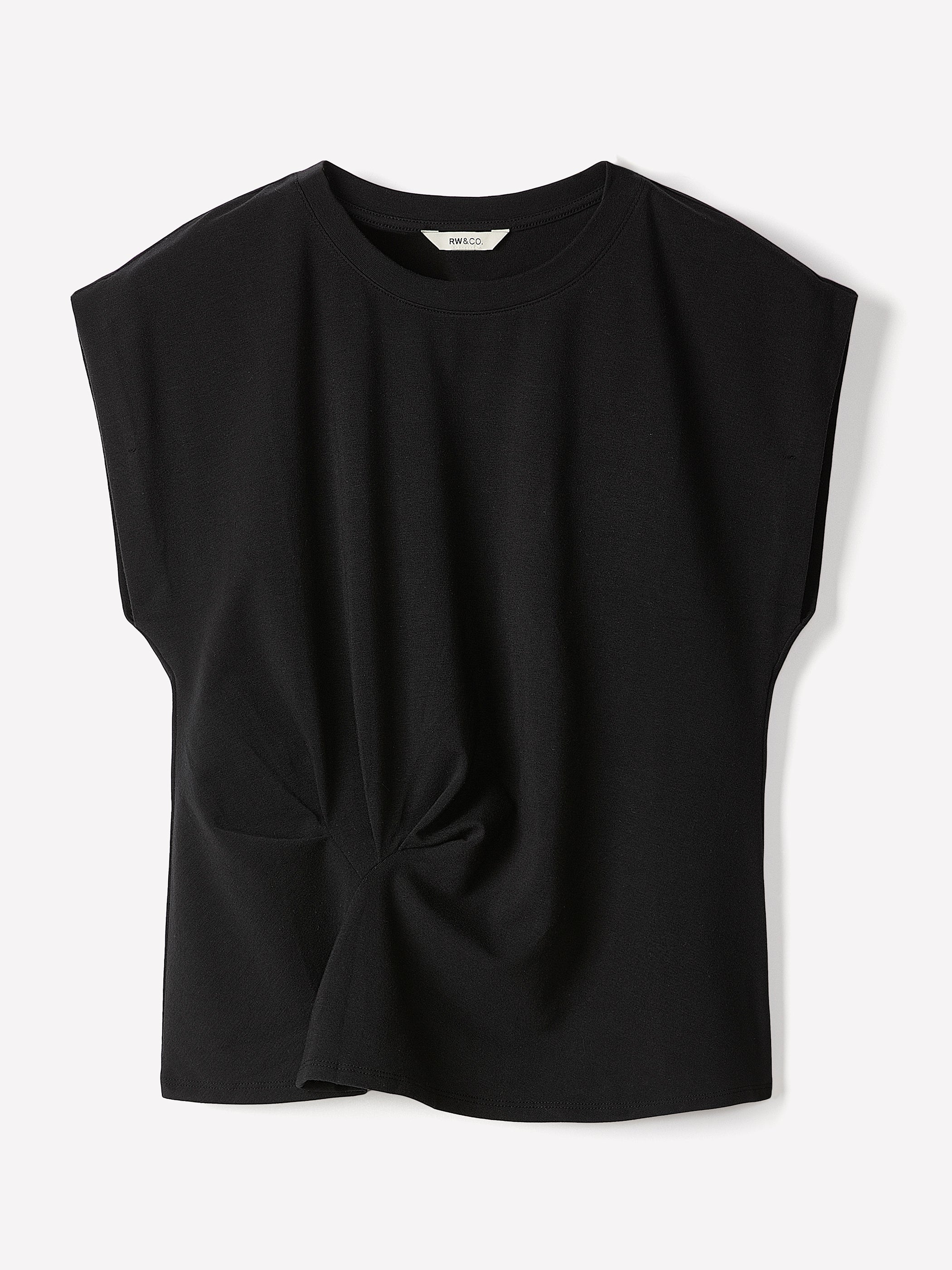 Knit Blouse Organic Cotton Extended Sleeve
