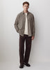 Woven Tailored Collar Shirt, Textured Check, 100% Cotton