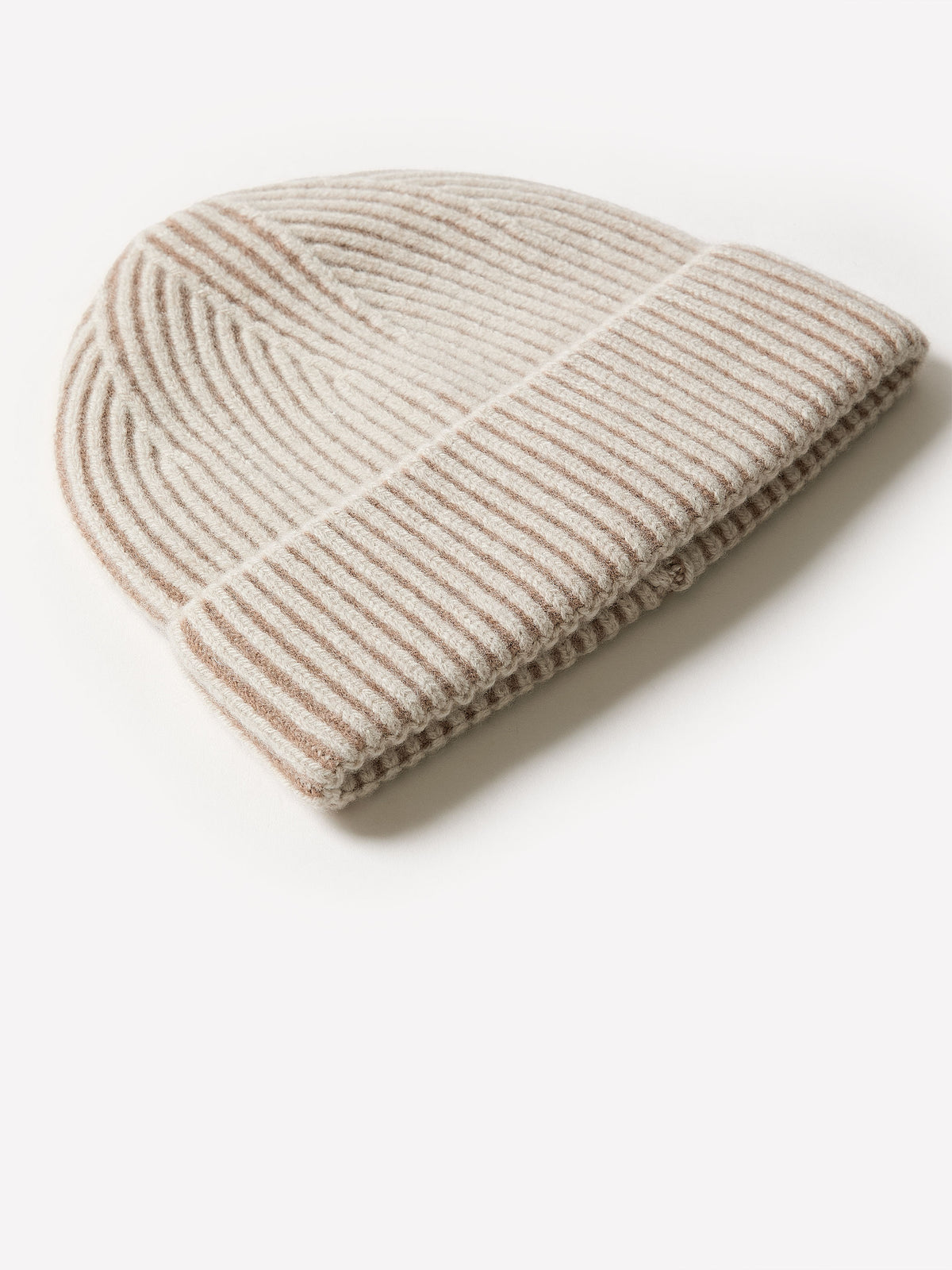 Two-Tone Lambswool Beanie