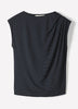 Knit Blouse Pleated Extended Sleeve