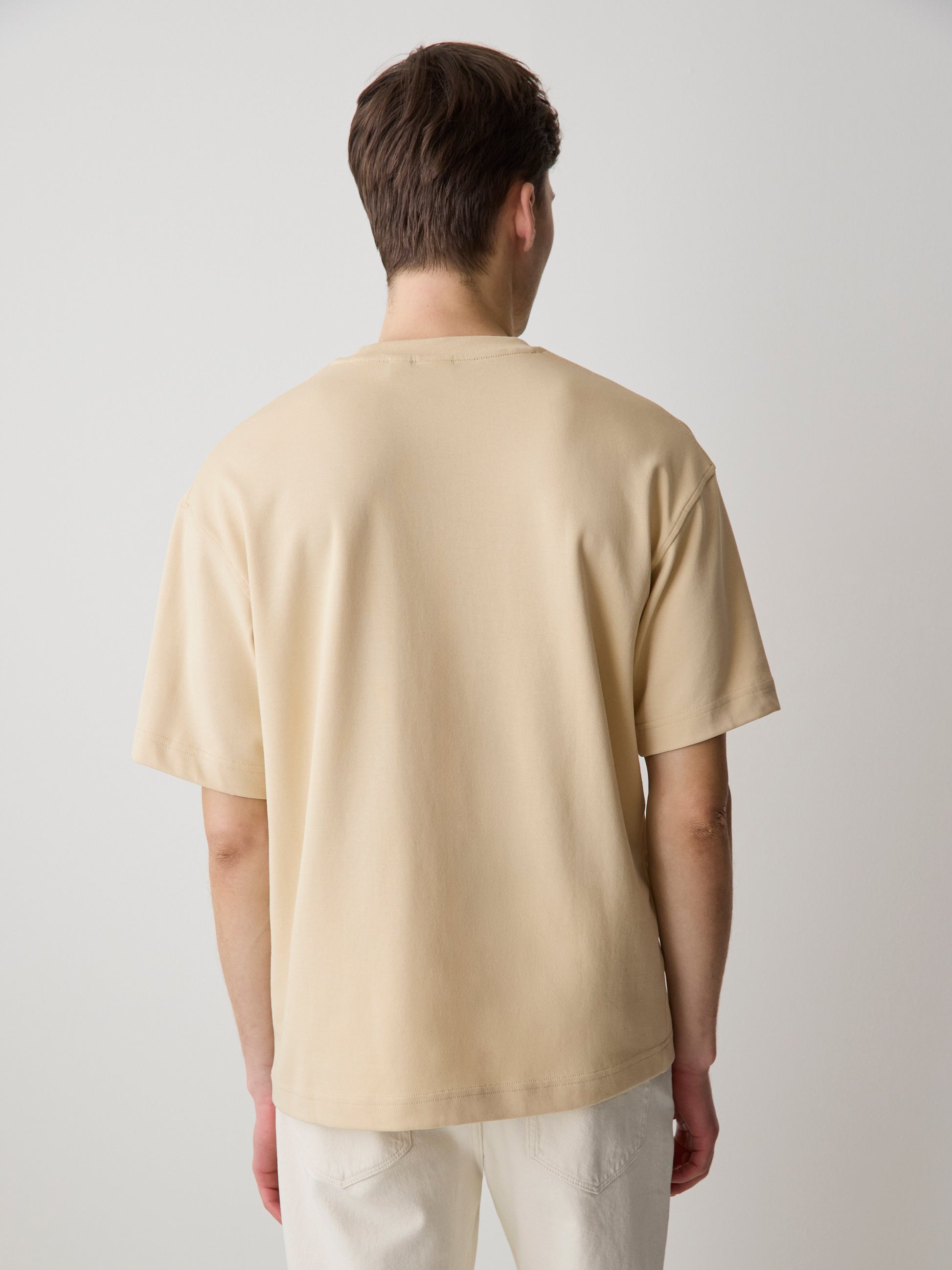 Oversized Short-Sleeve Crew-Neck Tee