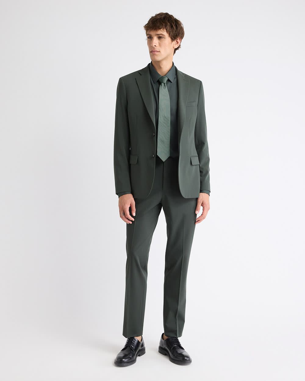 Slim Fit Dark Green Suit Blazer