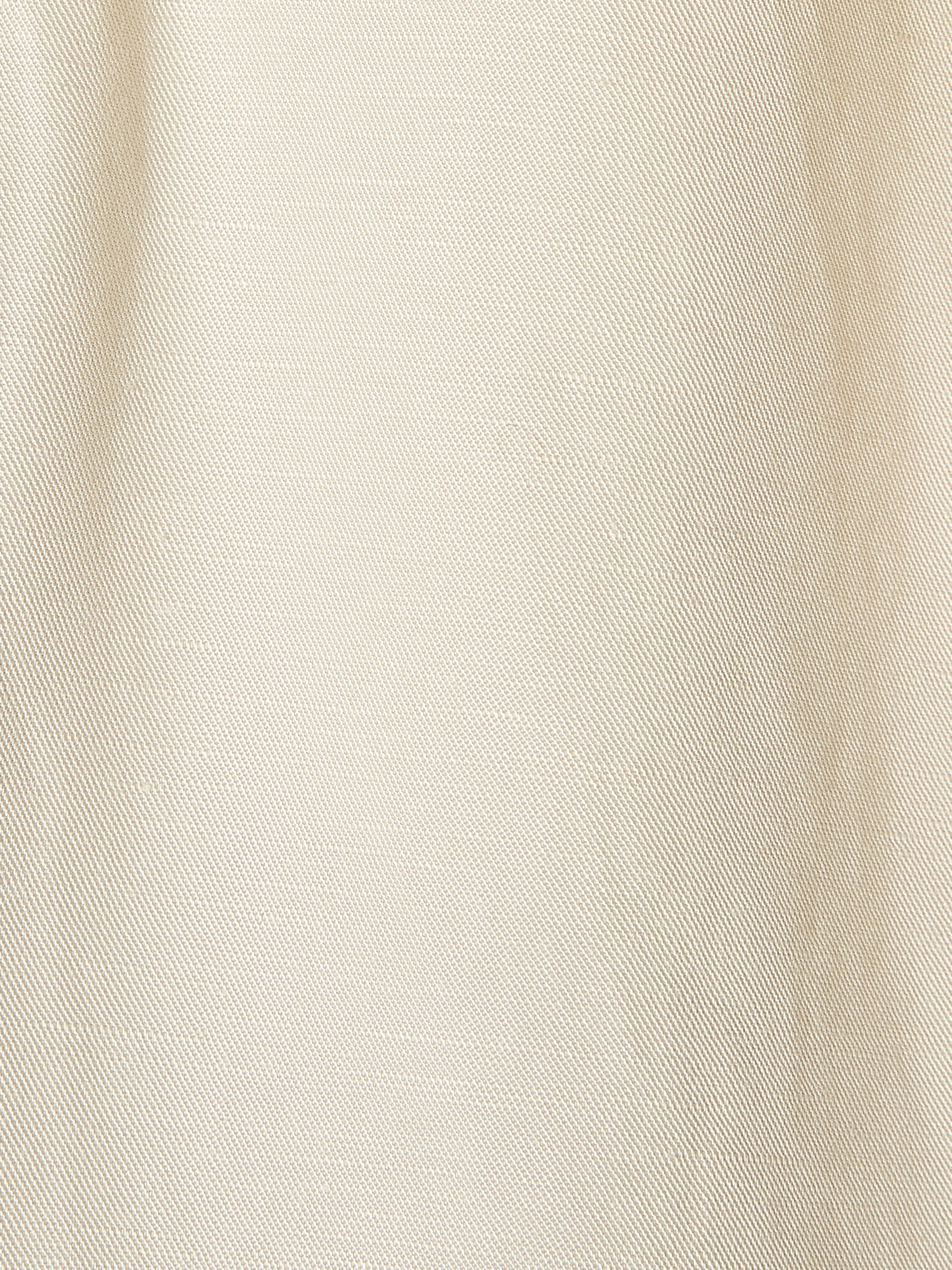 Long Sleeveless Twill Vest