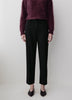 Mid-Rise Straight-Leg Cropped Pant