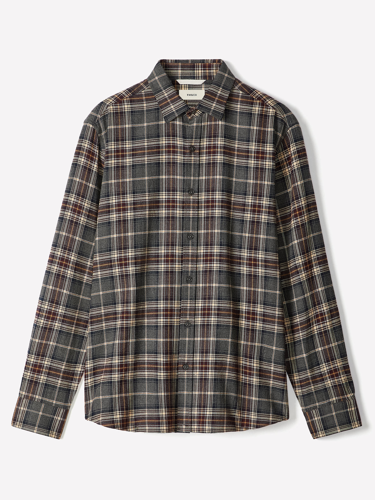 Regular-Fit Plaid Flannel Shirt