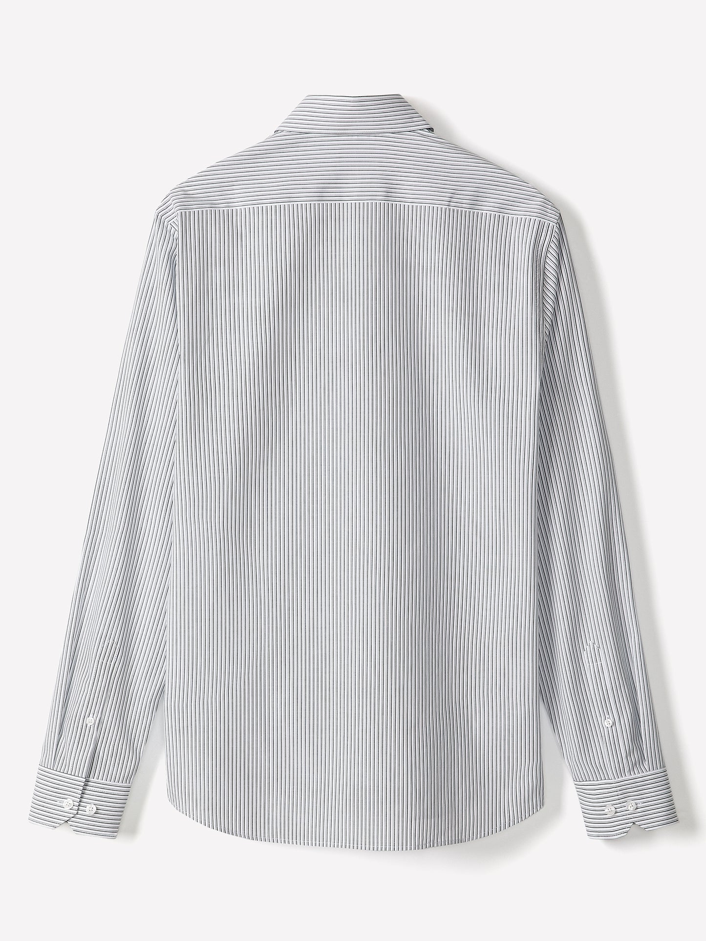 Slim-Fit Striped Dress Shirt