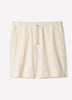 Mens Knit Textured Cotton Blend Shorts