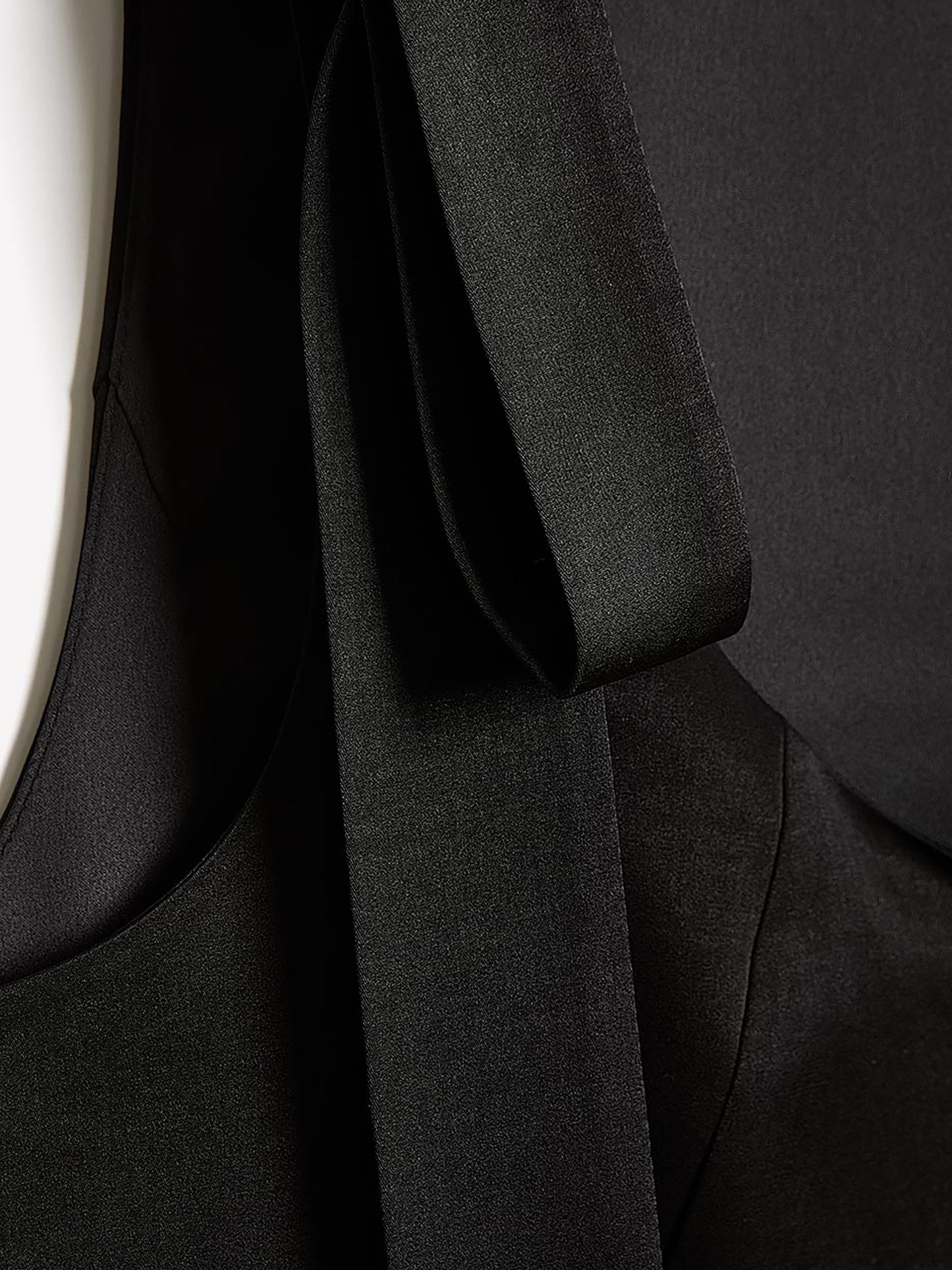 Blouse Péplum Sans Manches à Col en U