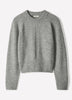 Long-Sleeve Crew-Neck Spongy Pullover