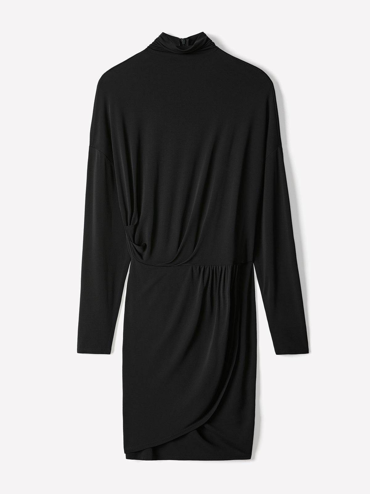 Long Sleeve Mock Neck Knit Dress