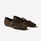 Jolin Suede Ballet Flats - Vagabond