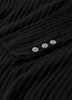 Mock-Neck Sweater with Buttons on Sleeves