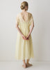 Woven Dress with Lyocell Flutter Sleeves