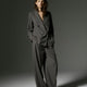 Woven Stretch Classic Relax Blazer with Double-Breasted Closure