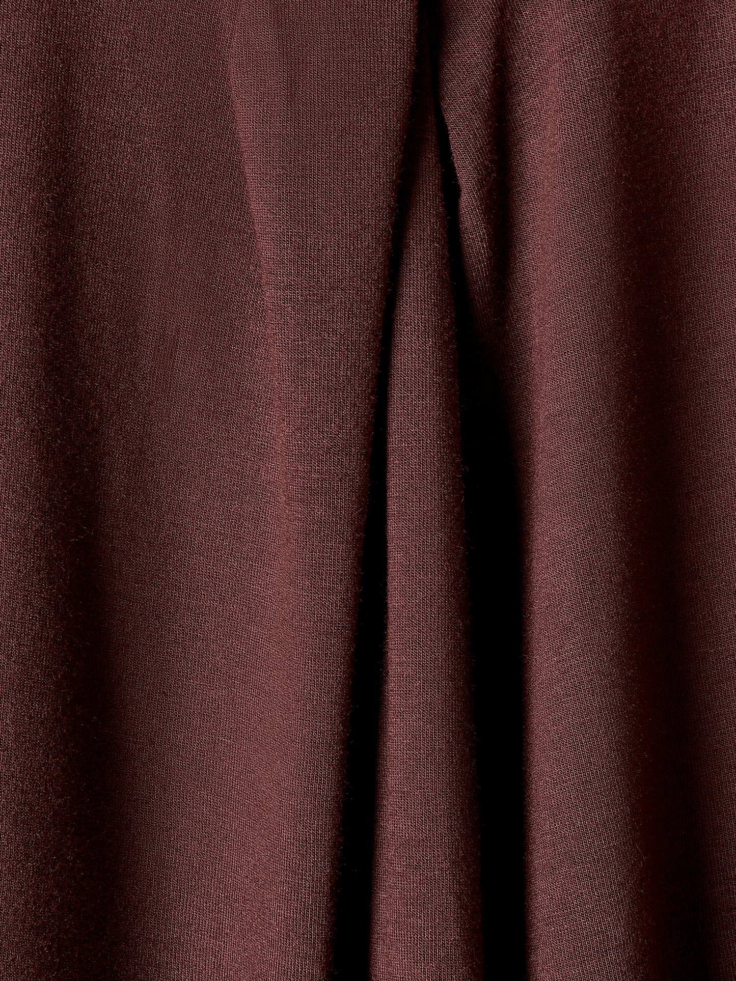 Extended-Sleeve Top with Twisted Draped Mock Neckline