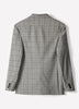 Slim-Fit Checkered Grey Suit Blazer