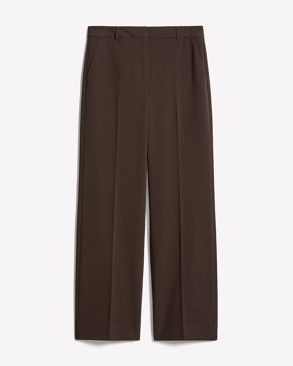 Mid-Rise Wide-Leg Heavy Twill Pant