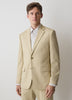 Woven Tailored Blazer Mens Polyester Viscose Blend